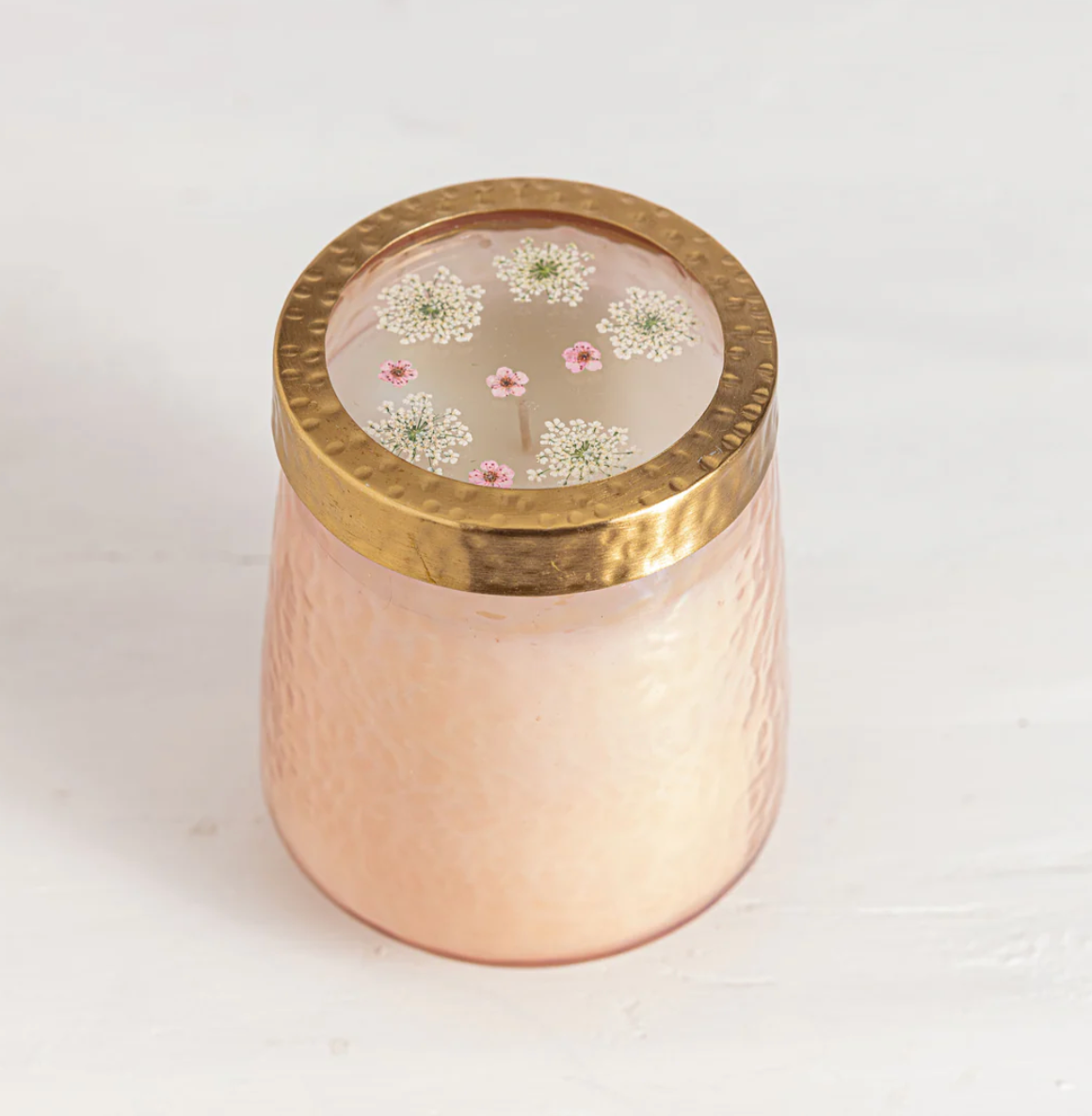 Rose & Oud Pressed Floral Candle - T