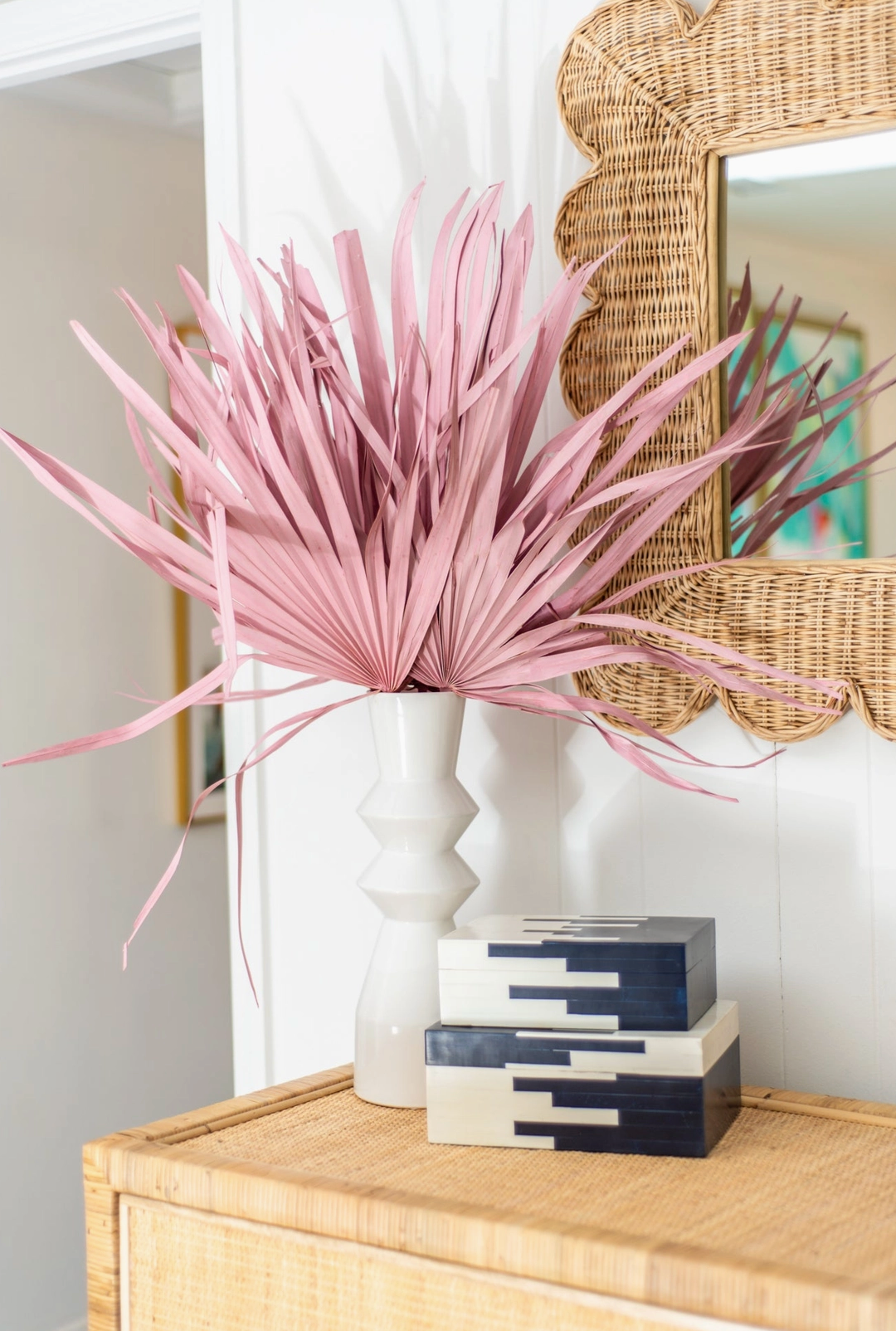 Pink Palm Leaf - Clothe Boutique