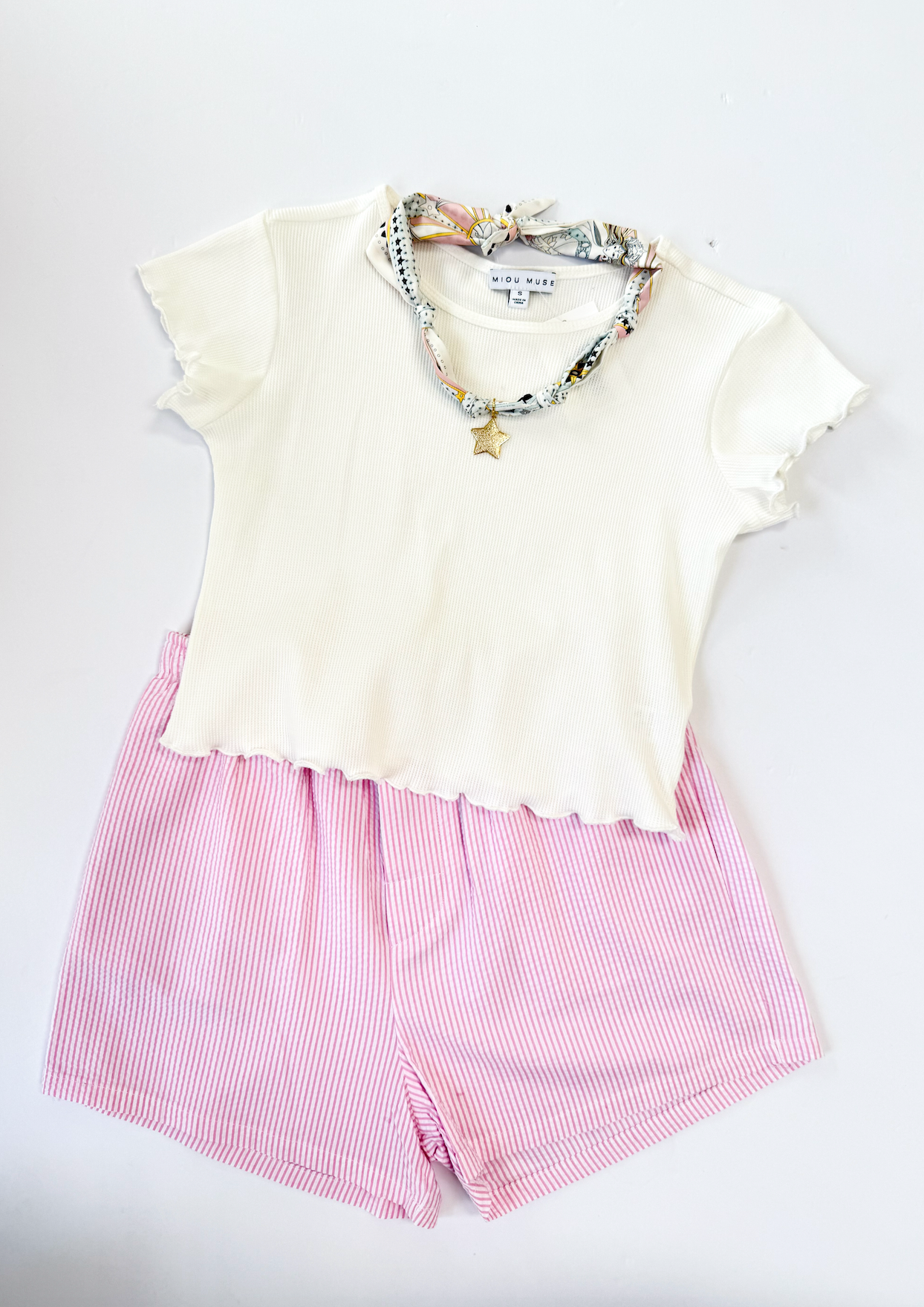 Pinstripe Boxer Shorts Pink