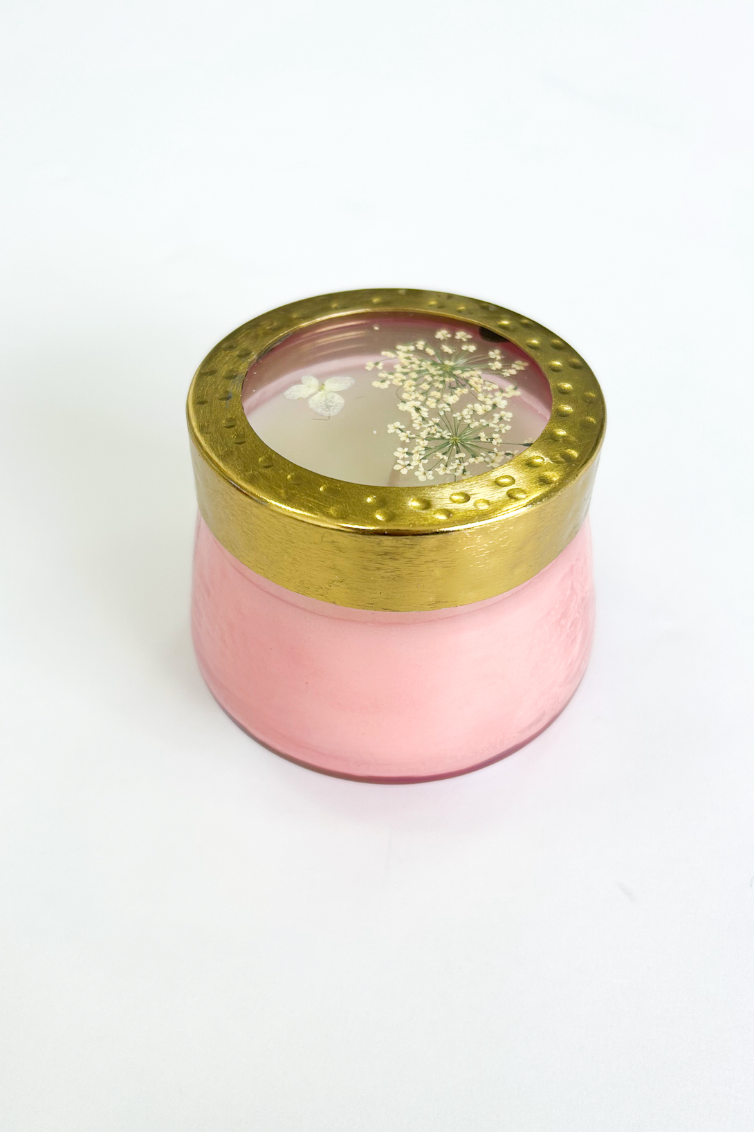 Luna Flower Pressed Floral Candle - S
