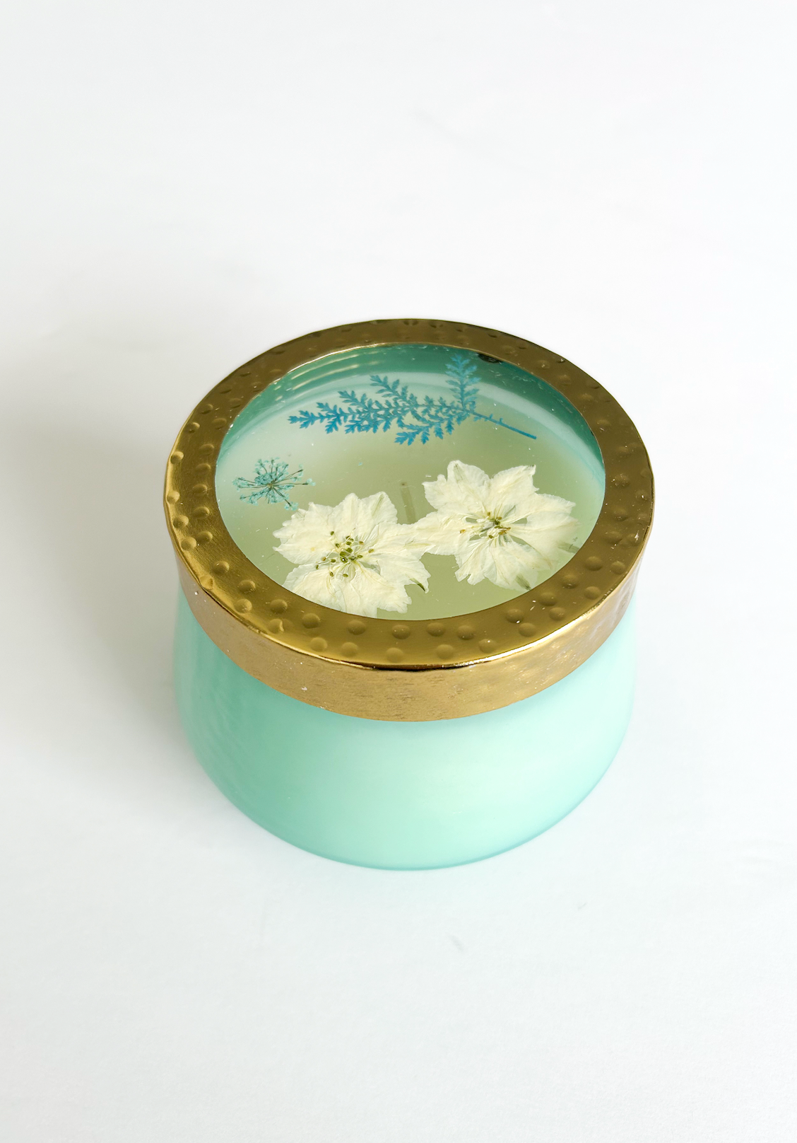 Pacific Coast Pressed Floral Candle - M