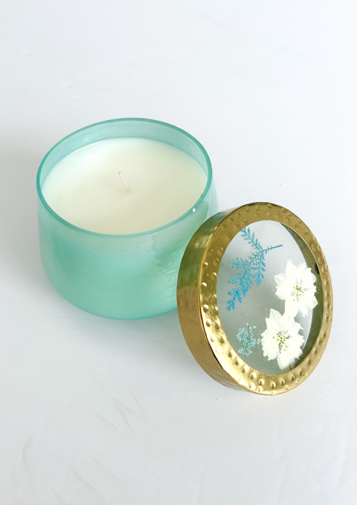 Pacific Coast Pressed Floral Candle - M
