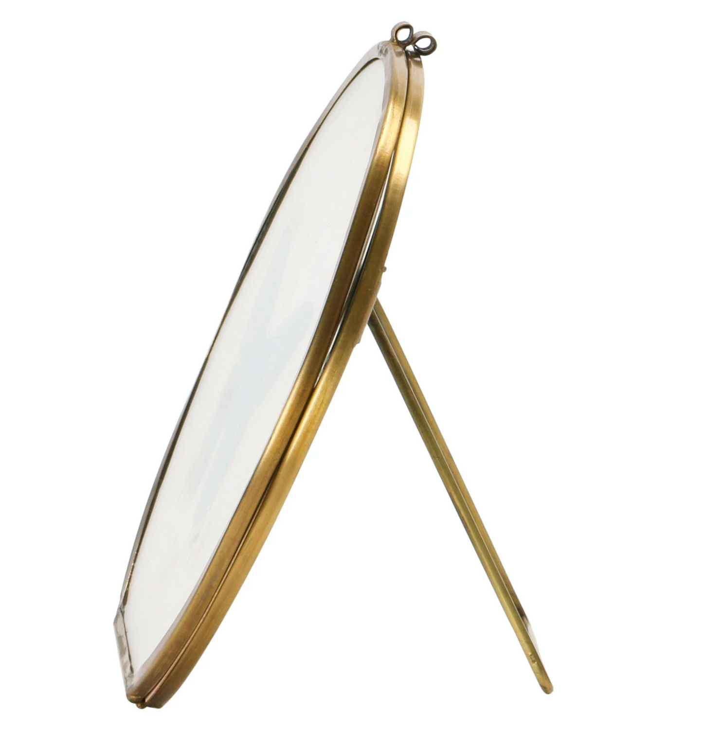 Brass Gold Circle Frame 5.75''