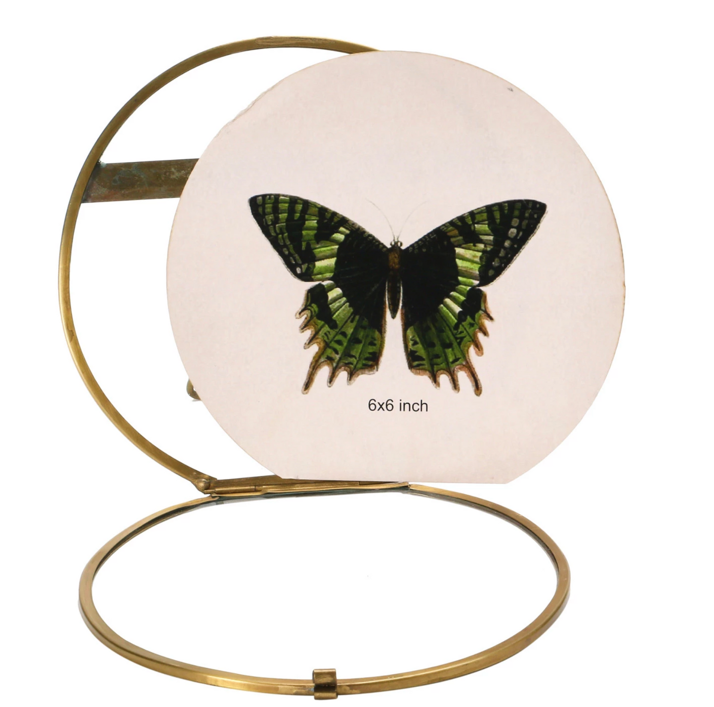Brass Gold Circle Frame 5.75''