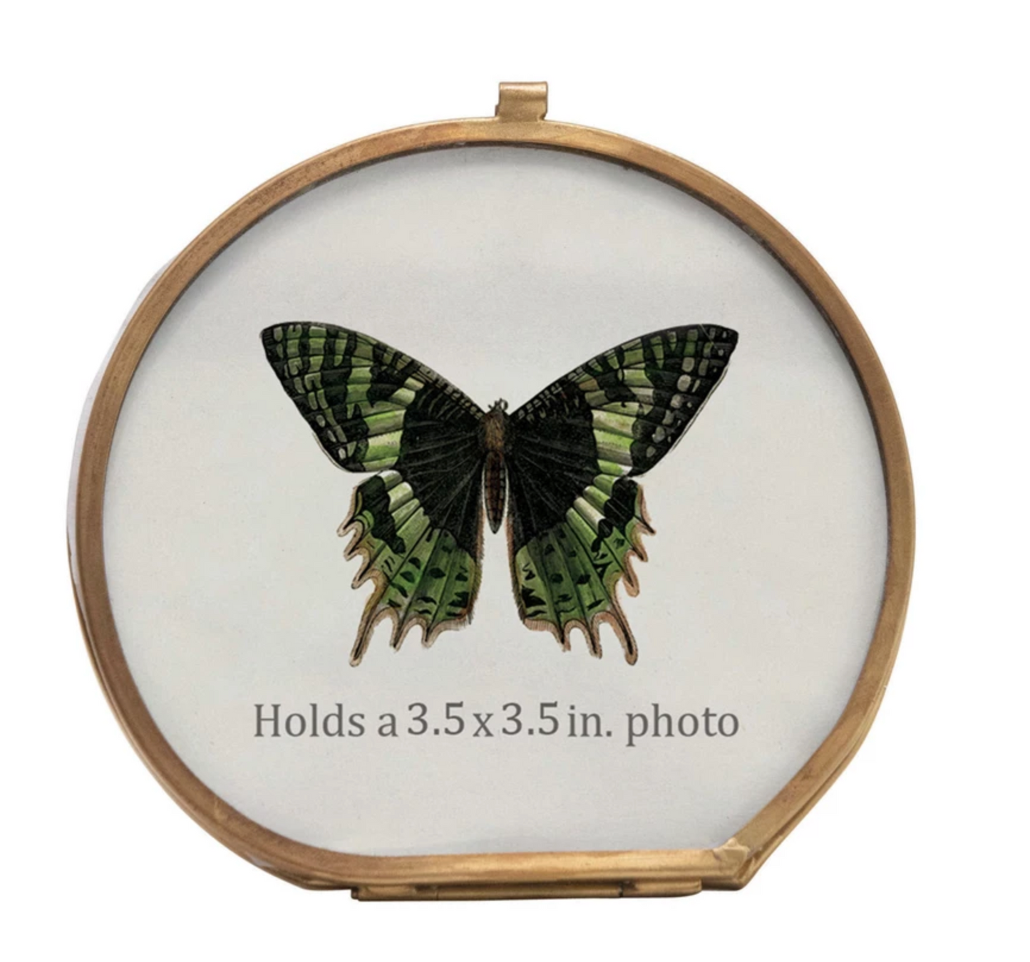 Brass Gold Circle Frame 4''