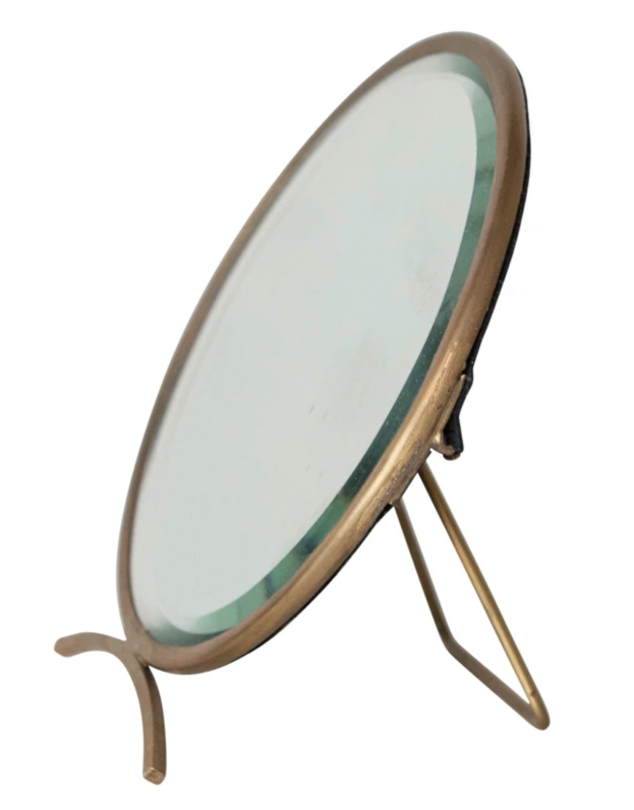 Round Brass Mirror