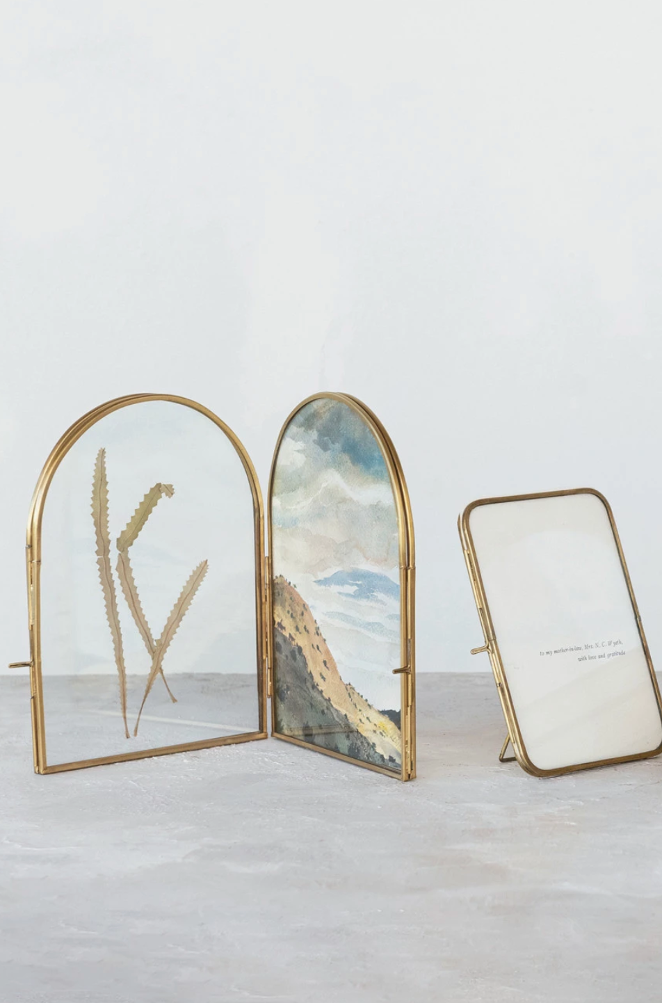 Rectangle Brass Photo Frame
