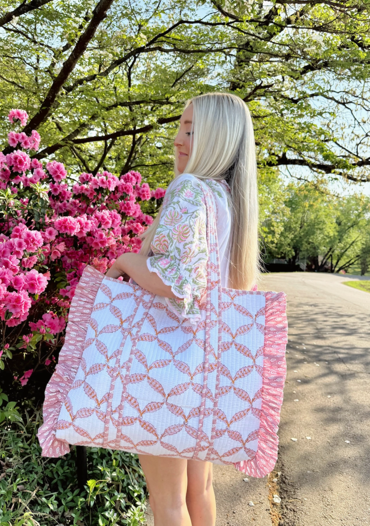 Clover Fridays Eloise Ruffle Tote
