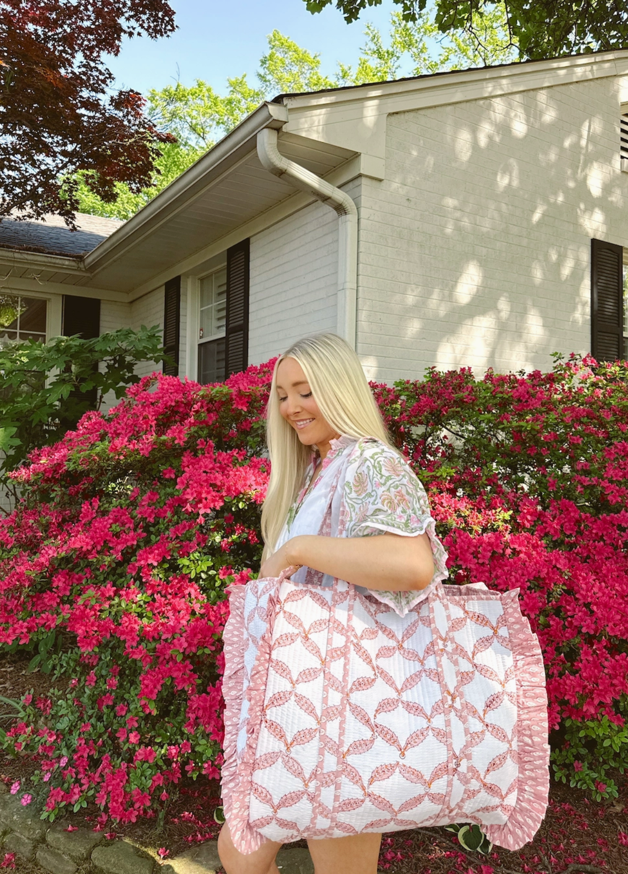 Clover Fridays Eloise Ruffle Tote