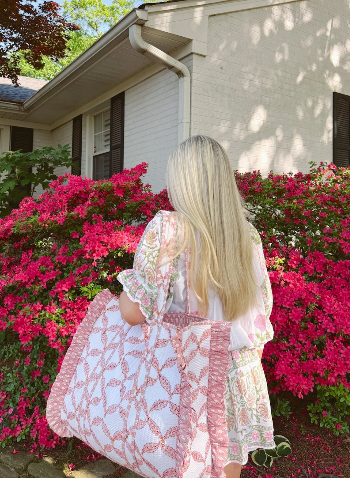 Clover Fridays Eloise Ruffle Tote