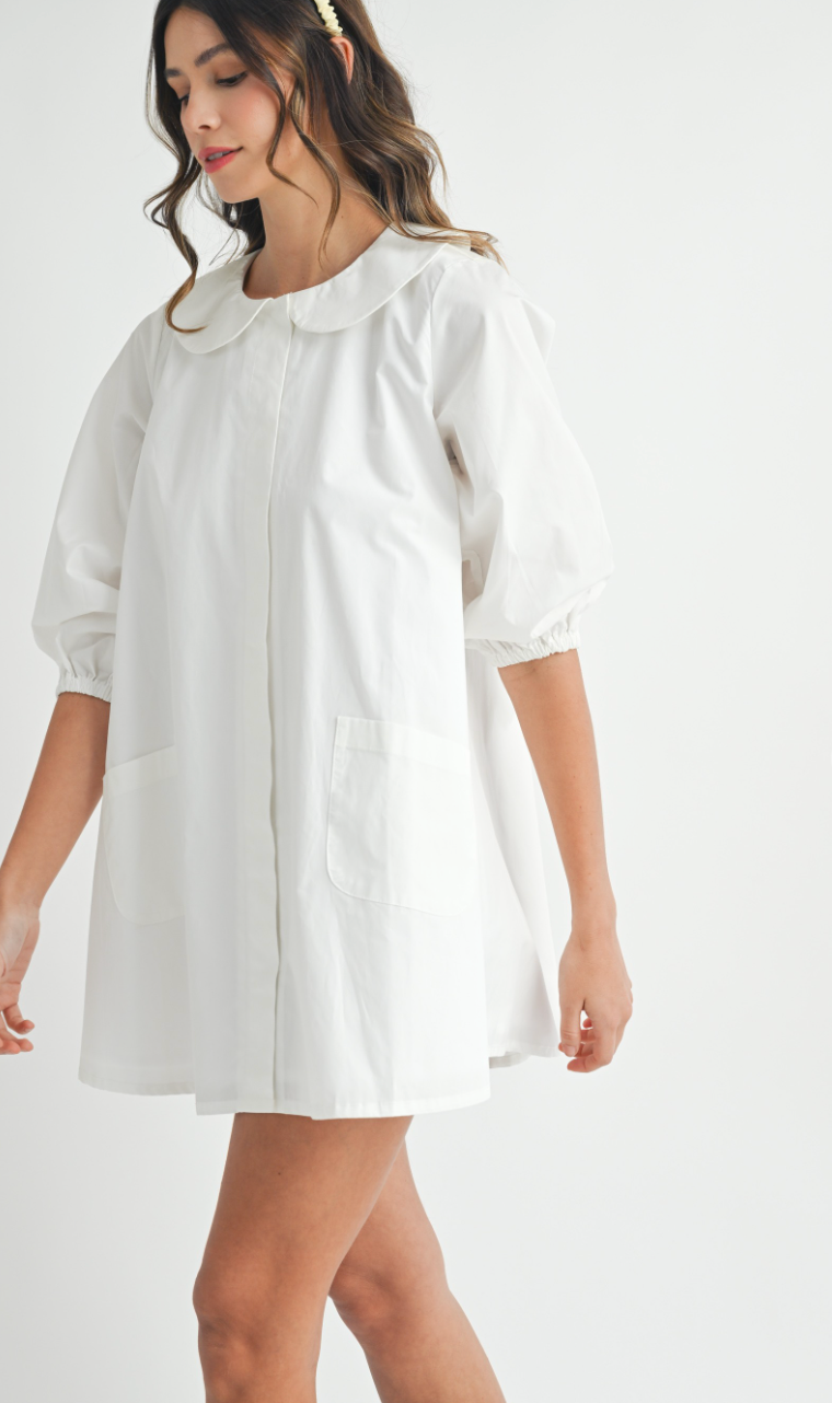 Peterpan Poplin Dress