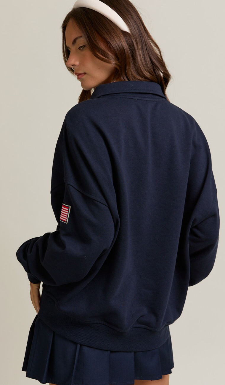 USA Navy Pullover Sweatshirt