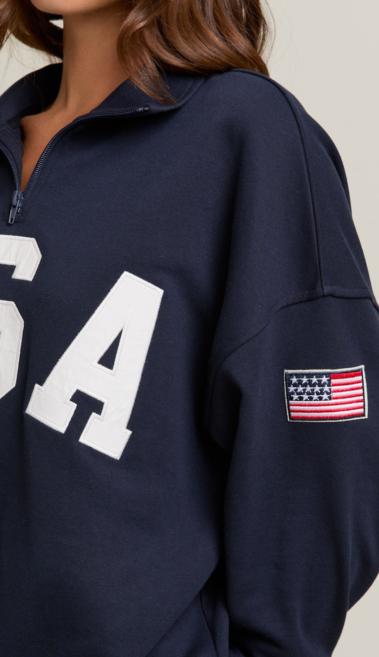 USA Navy Pullover Sweatshirt