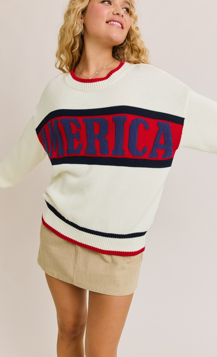 America Lightweight Sweater