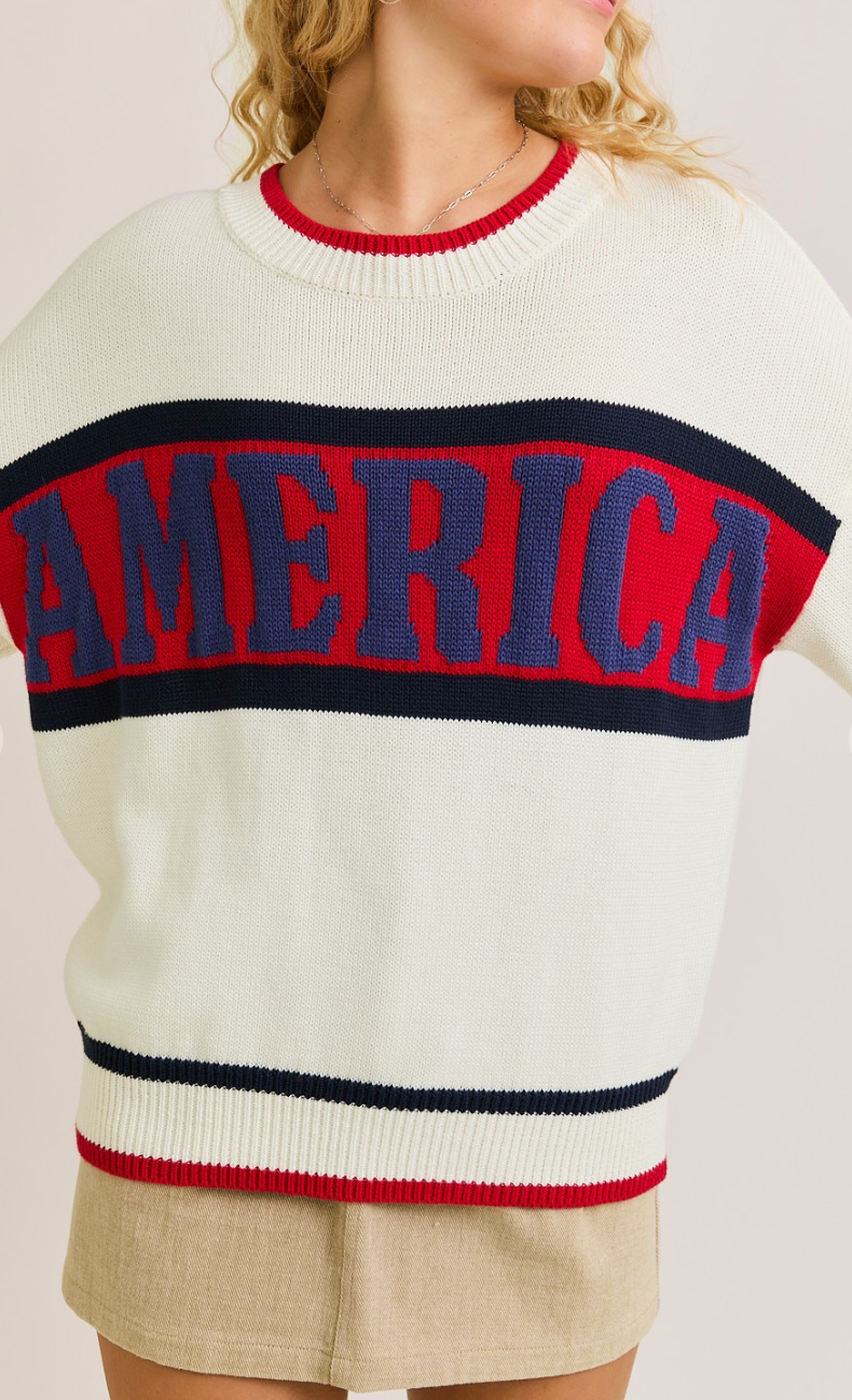 America Lightweight Sweater