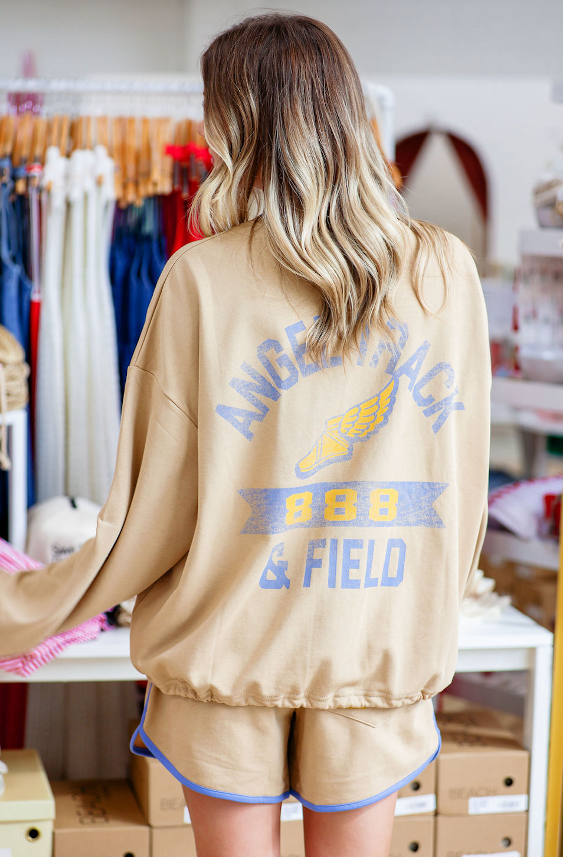 Angel Track & Field Vintage Hoodie