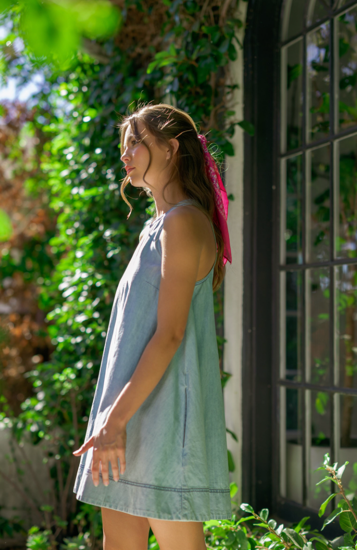 Denim A-Line Dress
