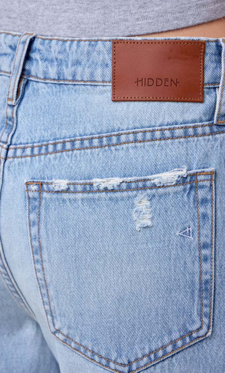 Super Wide Leg Seam Jeans