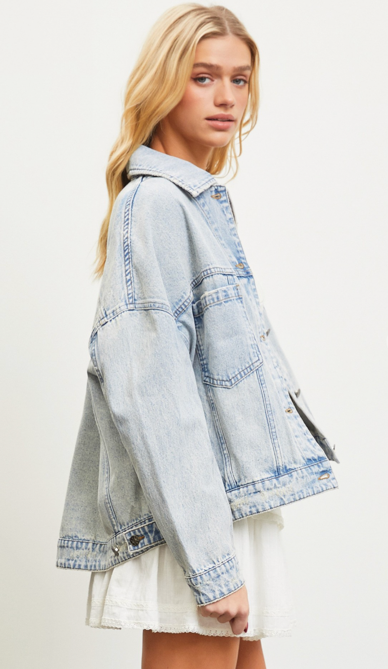 Kerri Light Wash Denim Jacket