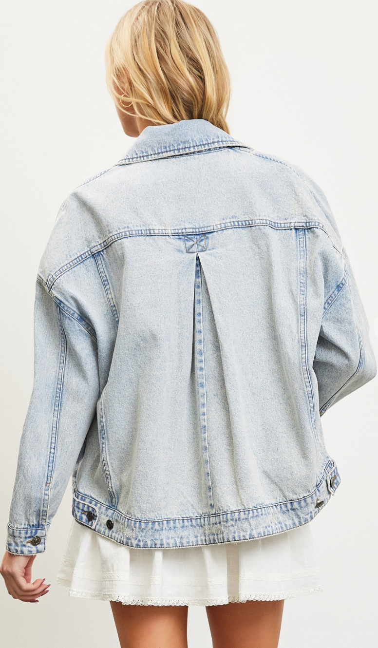 Kerri Light Wash Denim Jacket