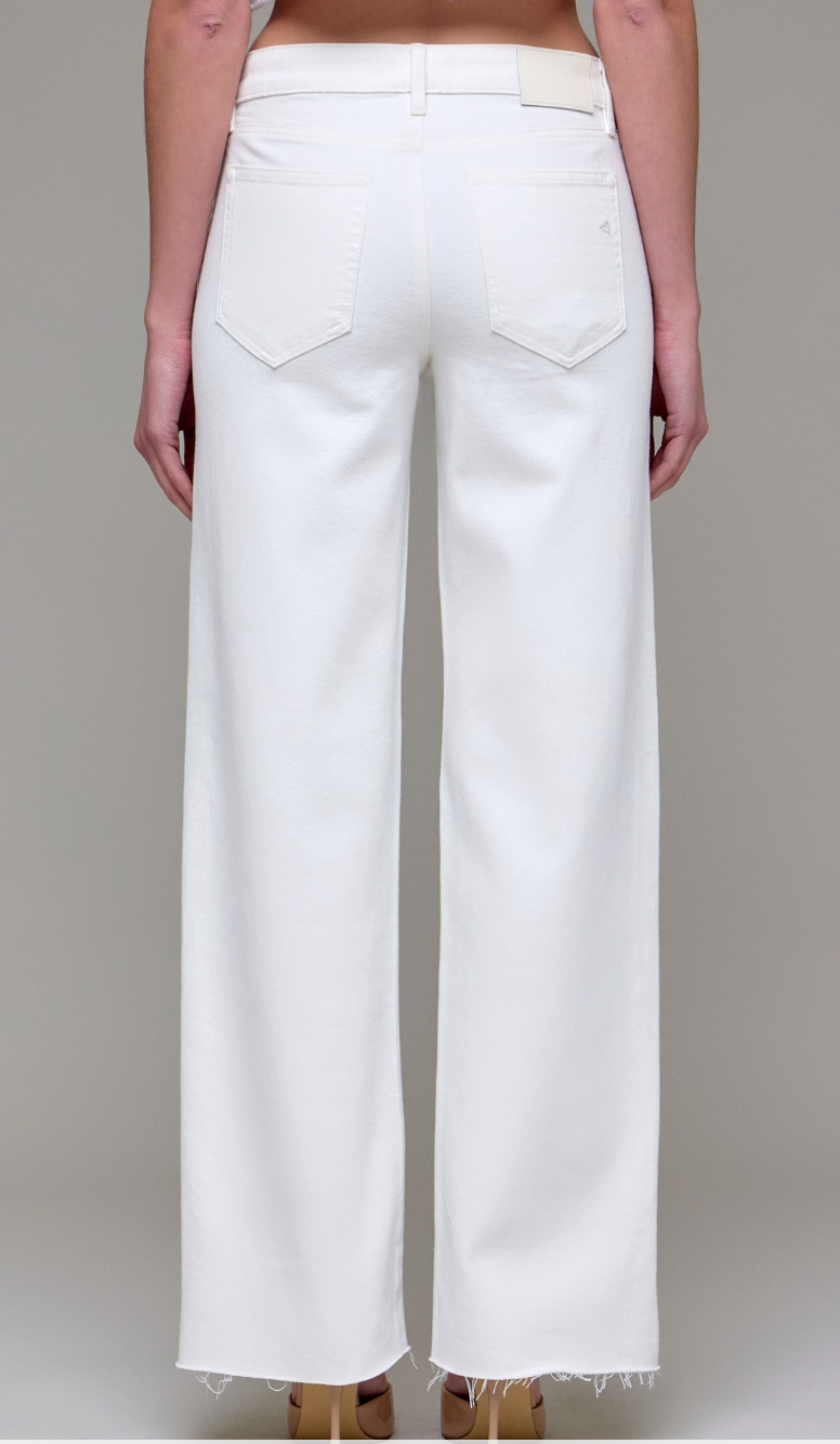 White Loghan Dad Jeans