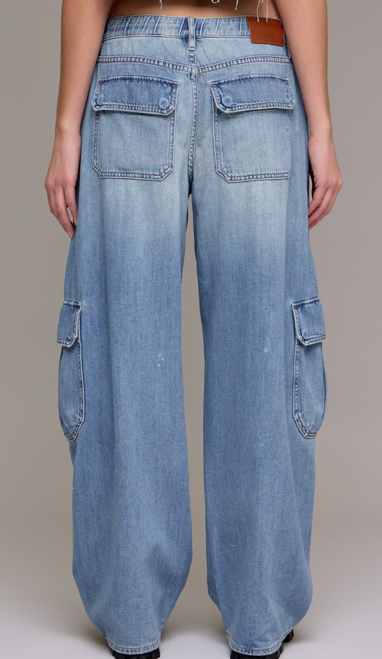 Cargo Barrel Leg Jeans