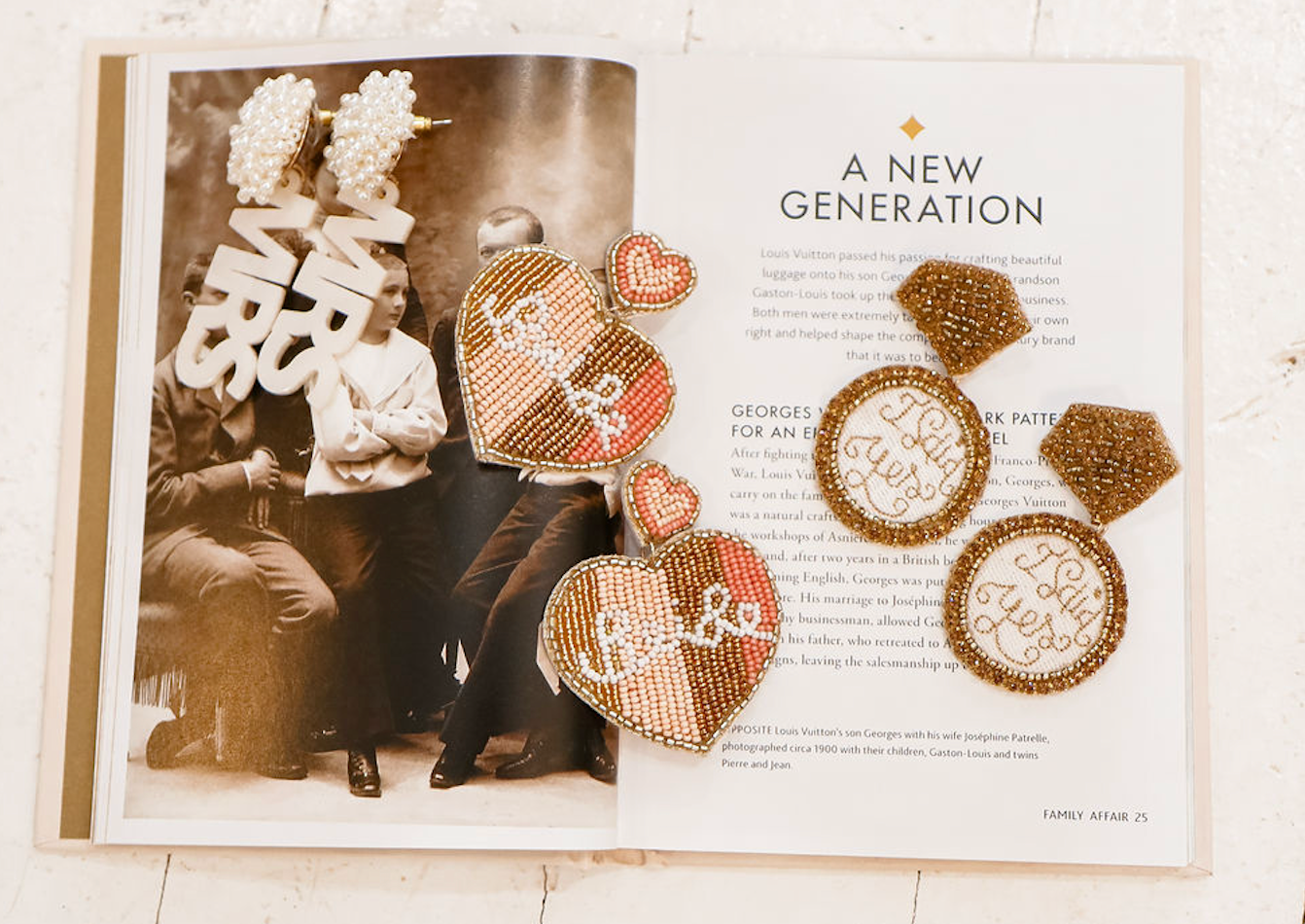 I Said Yes Earrings Gold