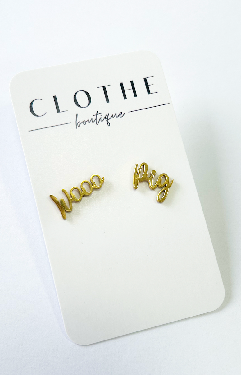 WOOO PIG Arkansas Earrings