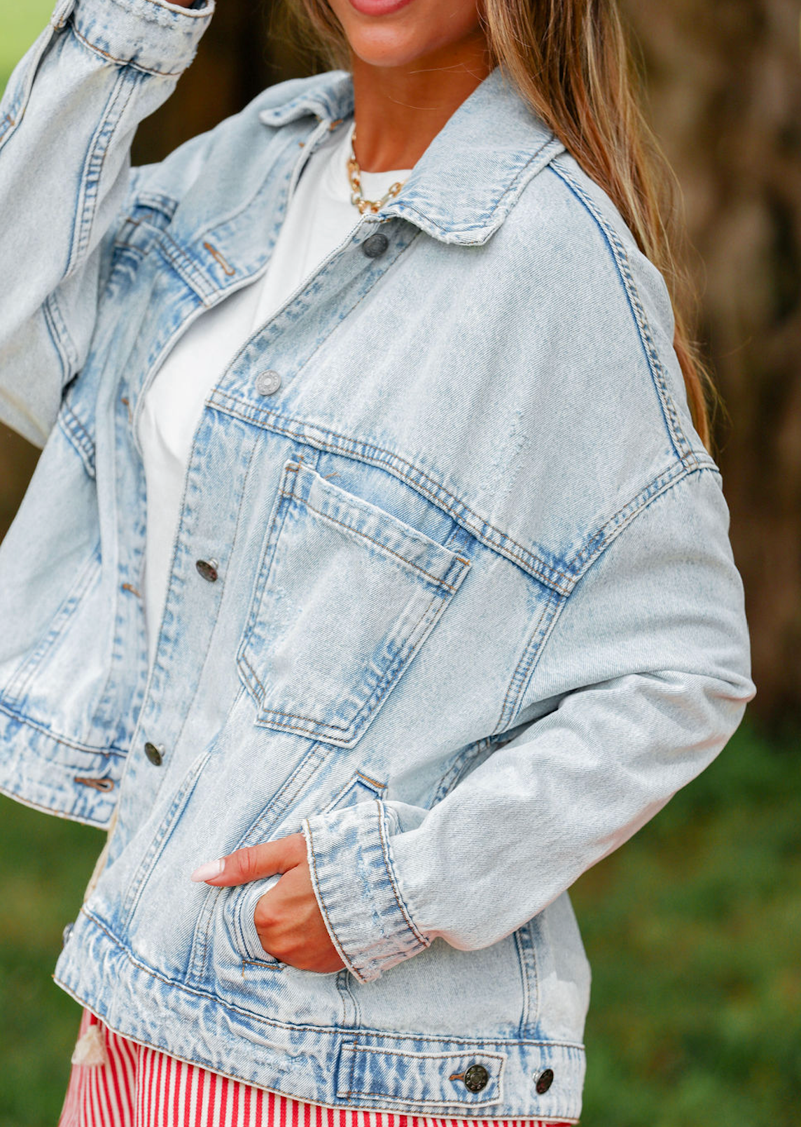 Kerri Light Wash Denim Jacket