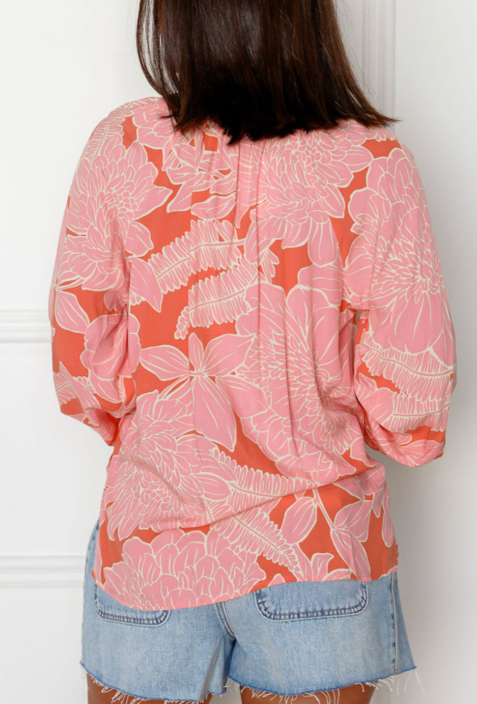 Leilani Tie Front Blouse