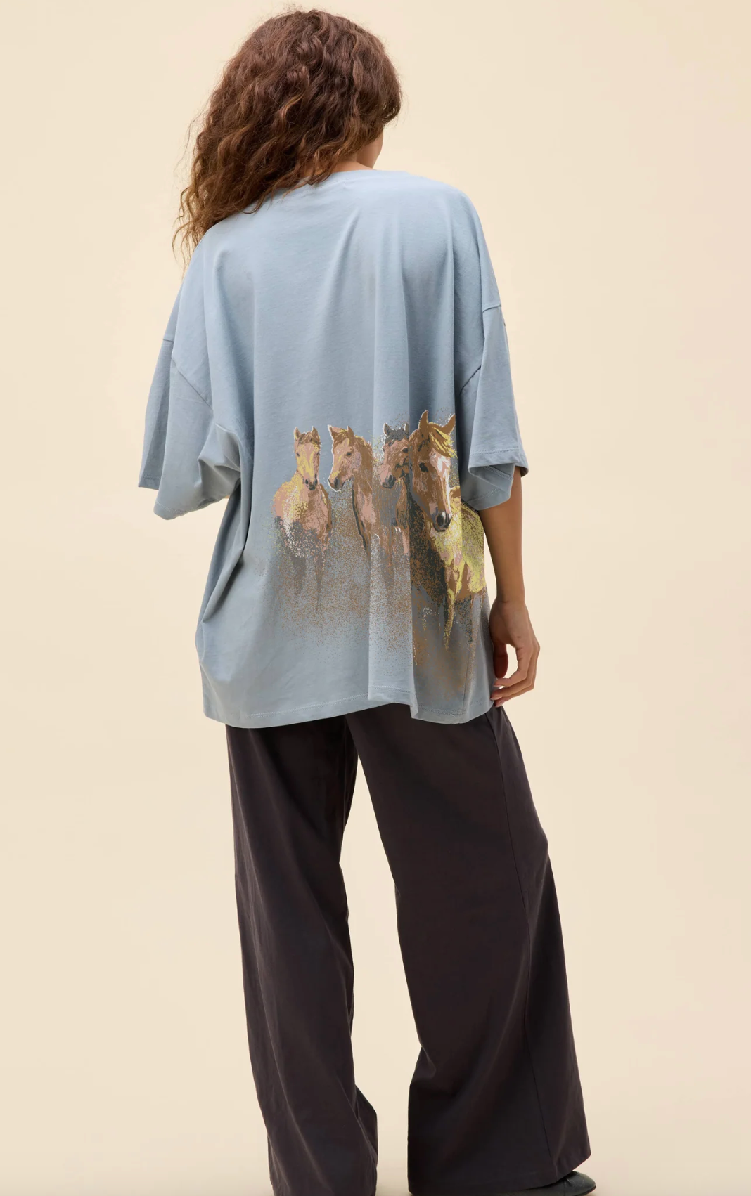 Wild Horses V-neck T-shirt