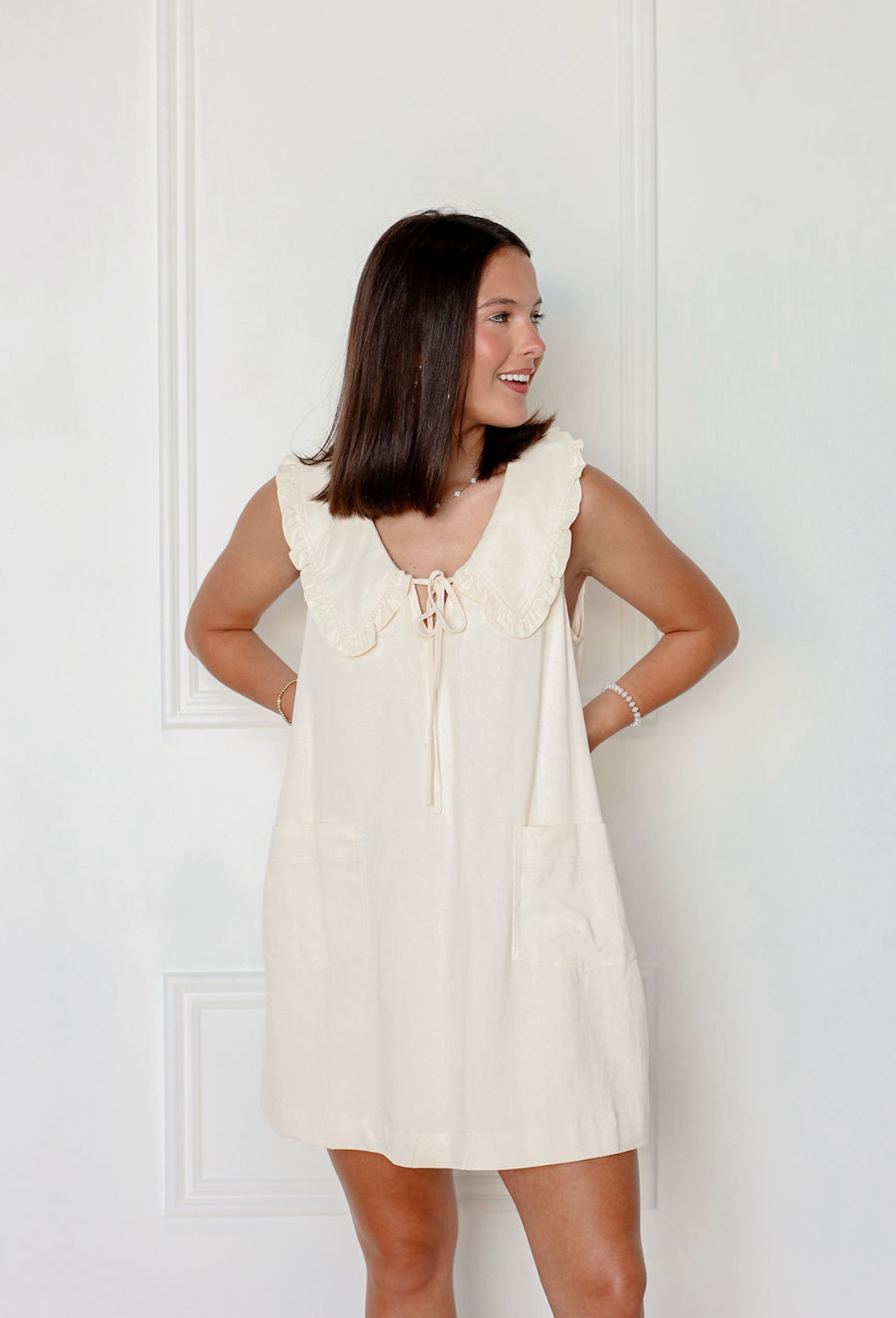 Diana Collared Mini Dress
