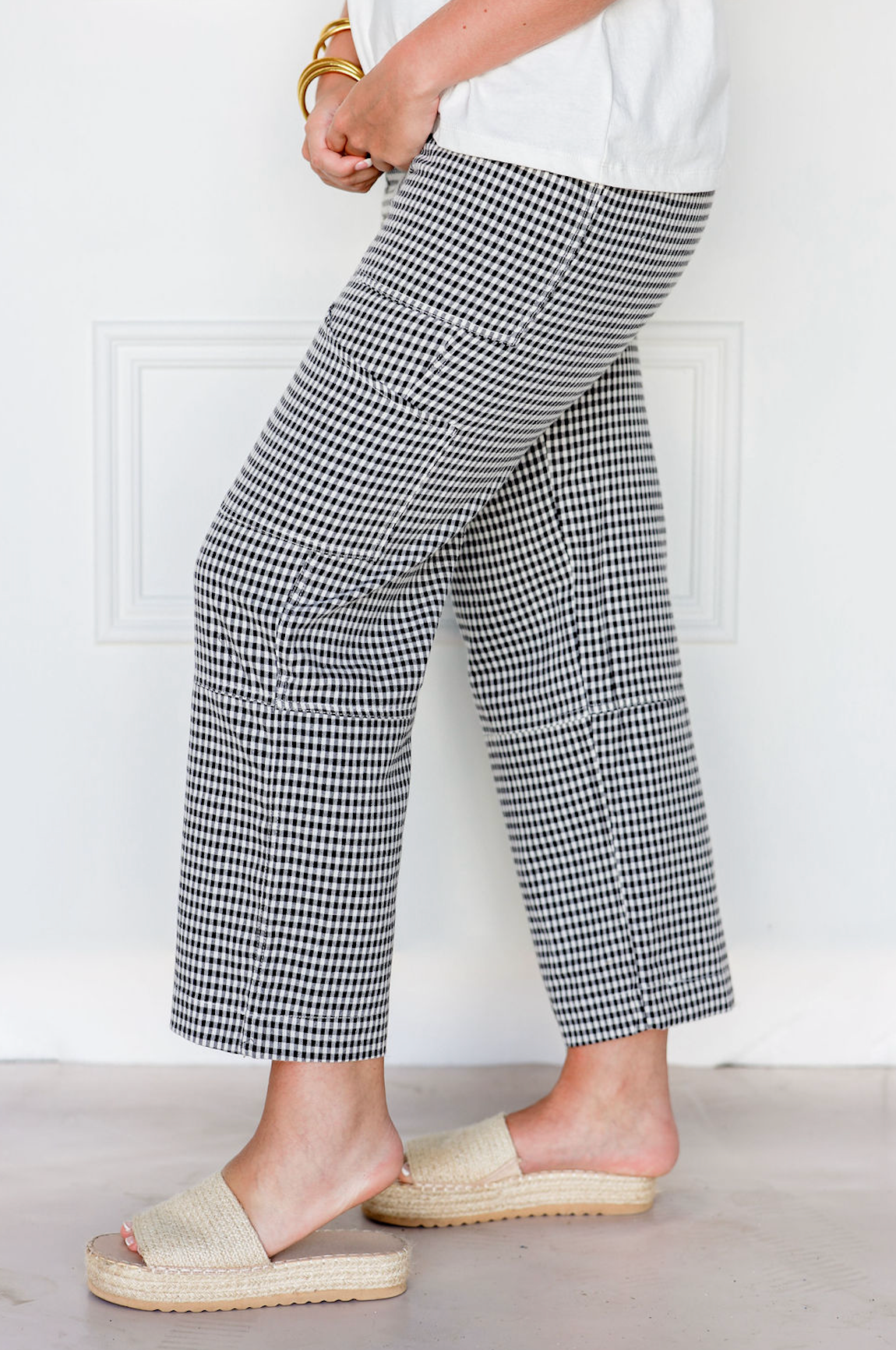 Gingham Plaid Pants
