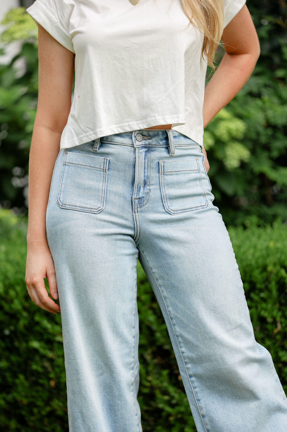 Nori Light Blue Pocket Jeans