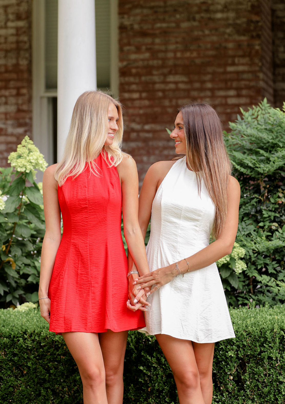 Brooke Halter Mini Dress Red