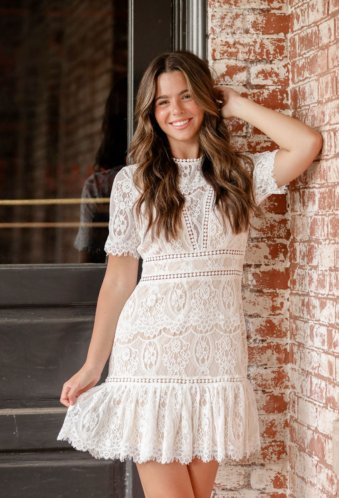 Margot Lace Keyhole Dress