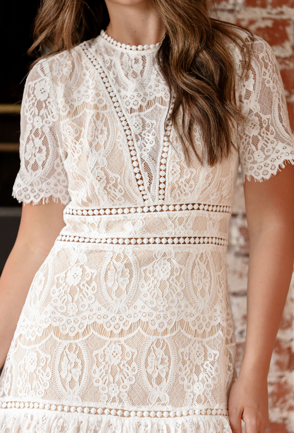 Margot Lace Keyhole Dress