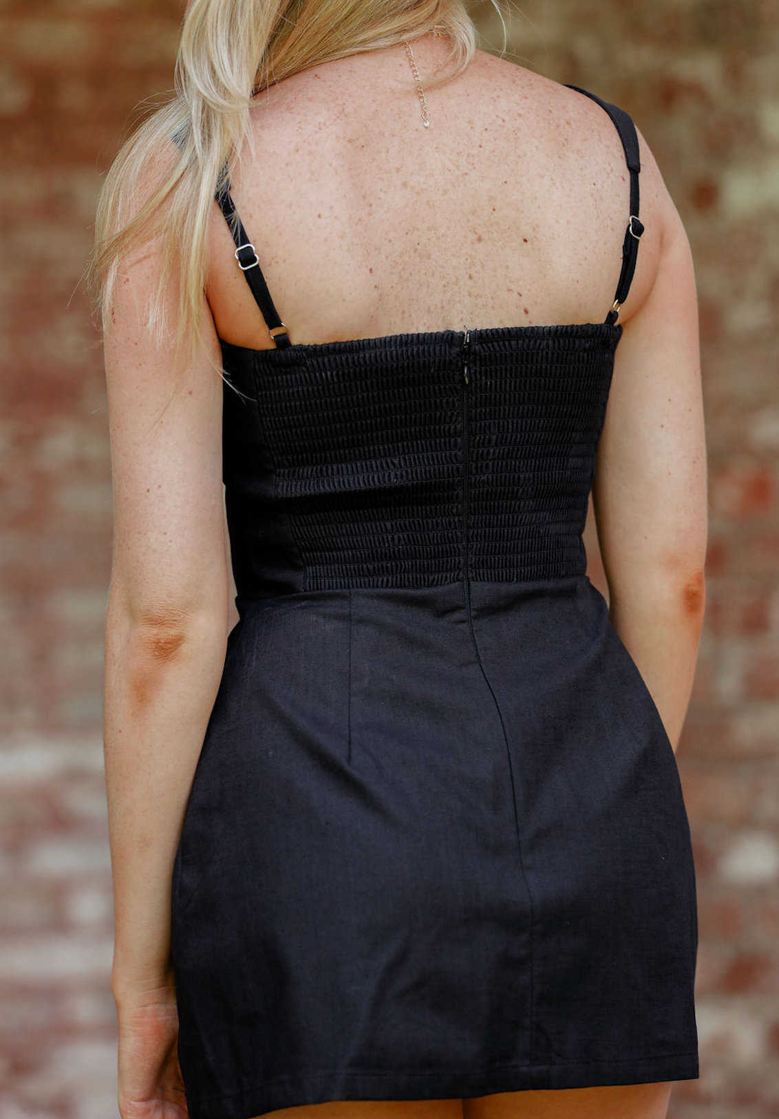 Kylie Pockets Dress Black