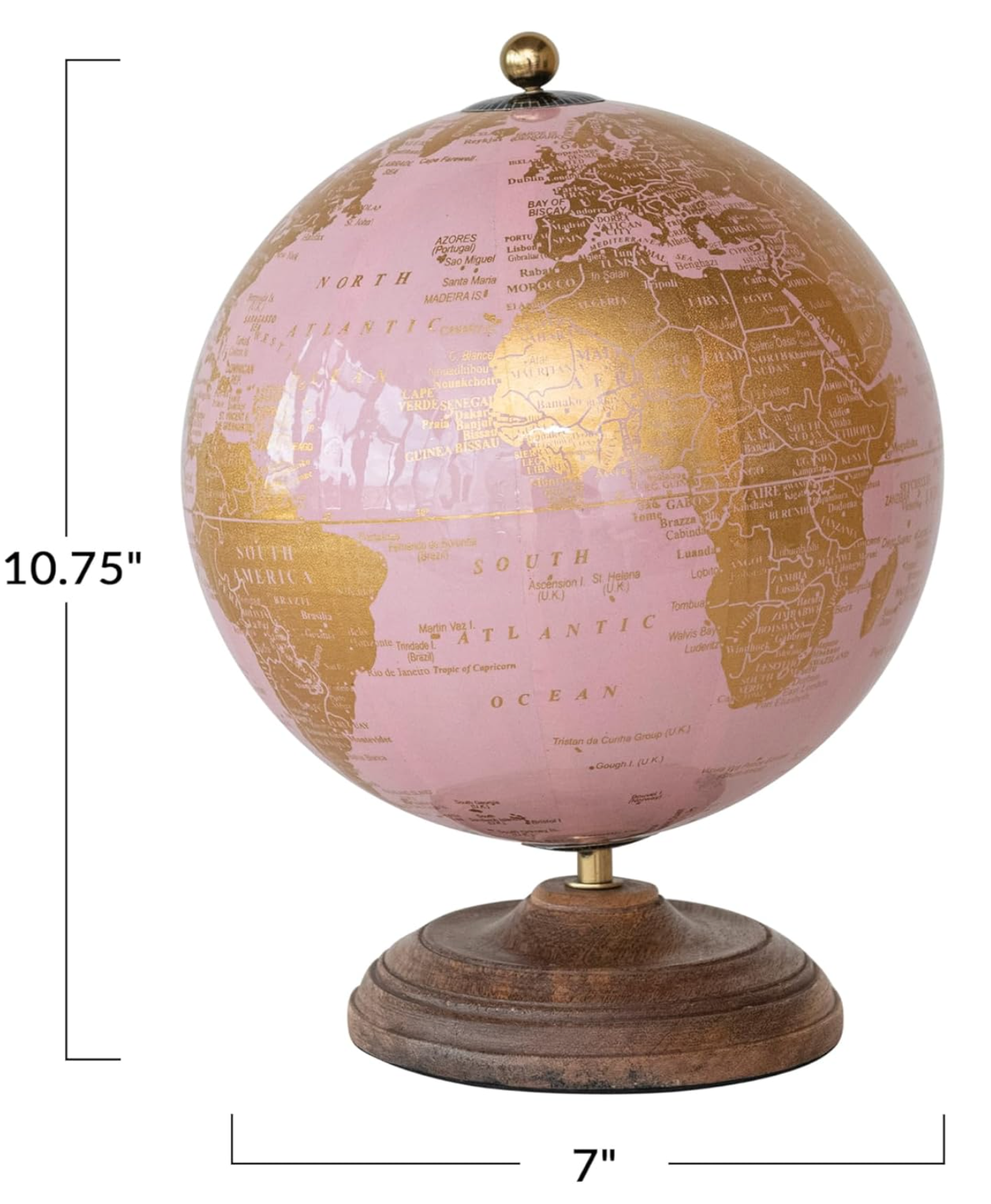 Pink Round Globe