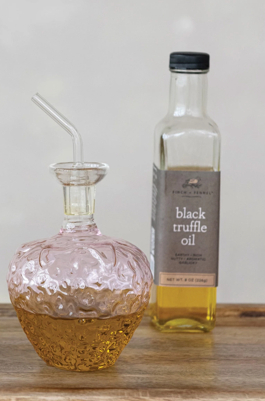 Glass Strawberry Cruet