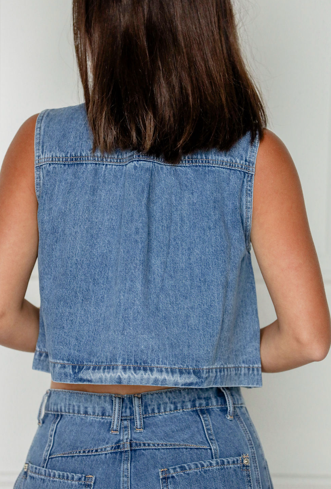 Layne Denim Vest