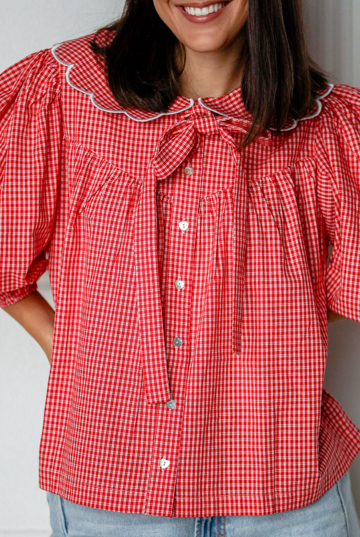 Bailey Scallop Detail Shirt