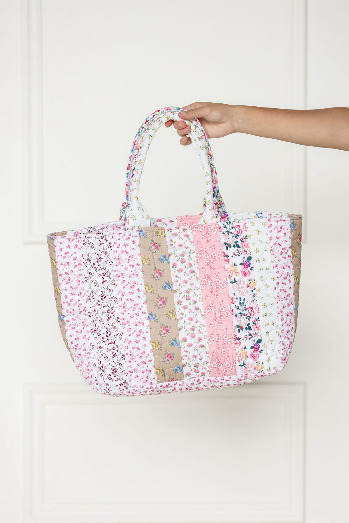 Paige Patchwork Quilted Handbag