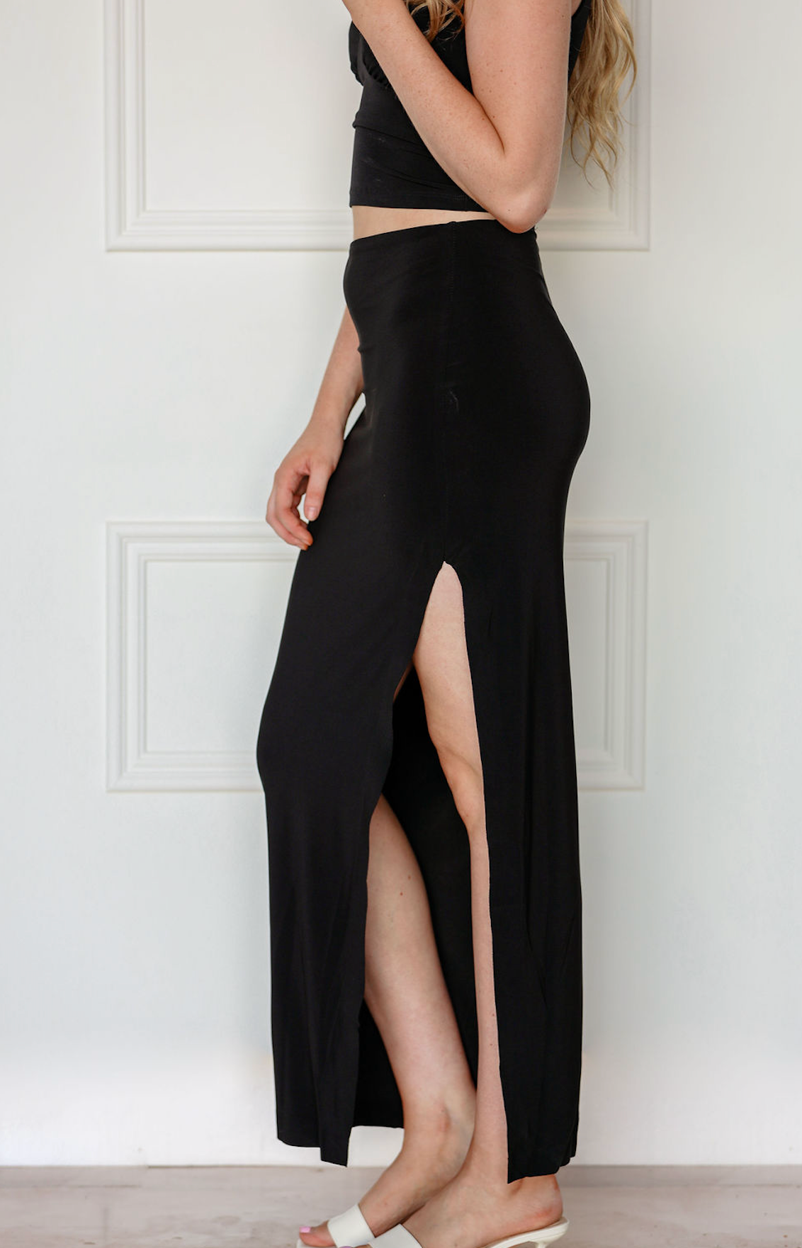 Long Maxi Skirt w/ Slit