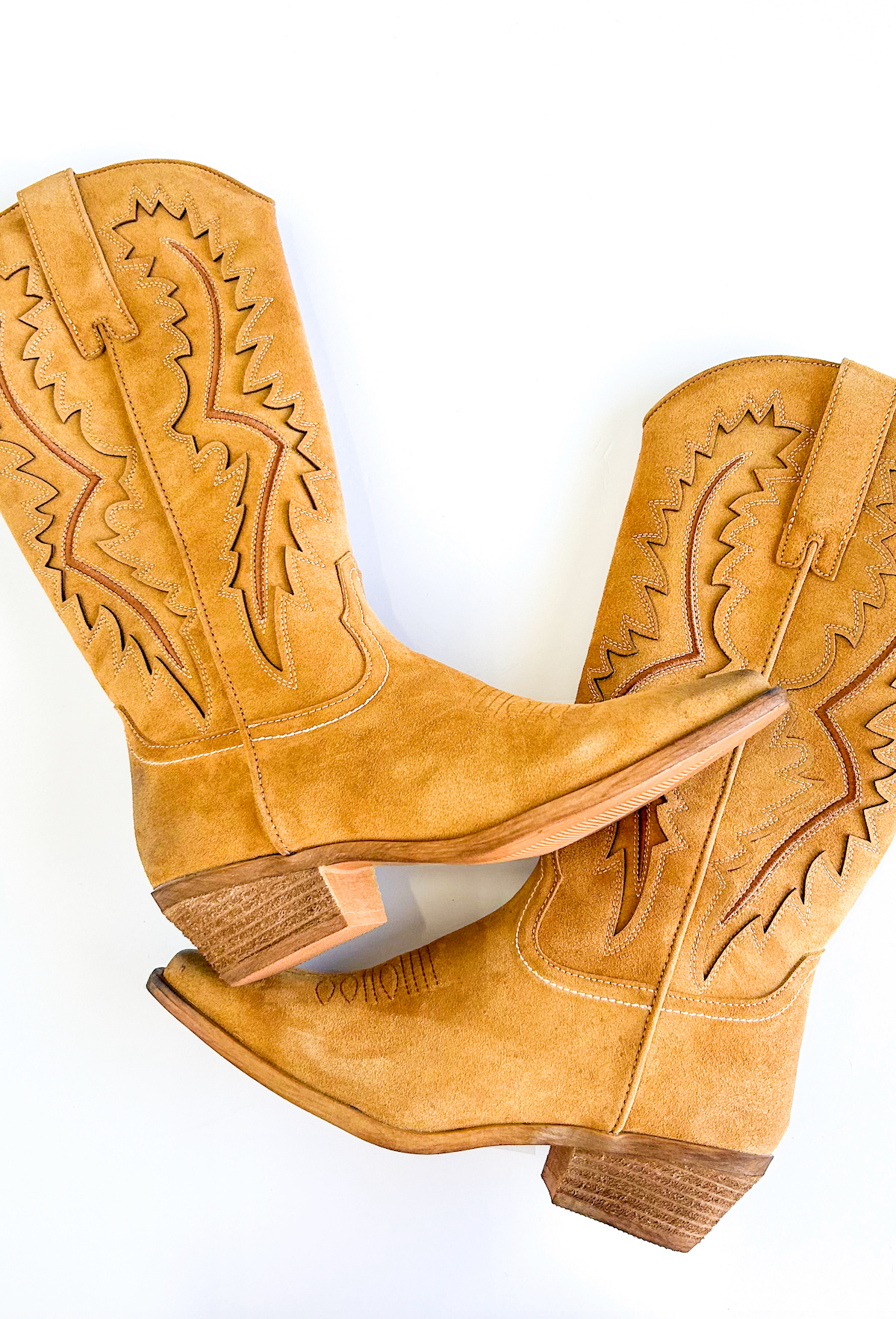Olea Tan Suede Billini Boots