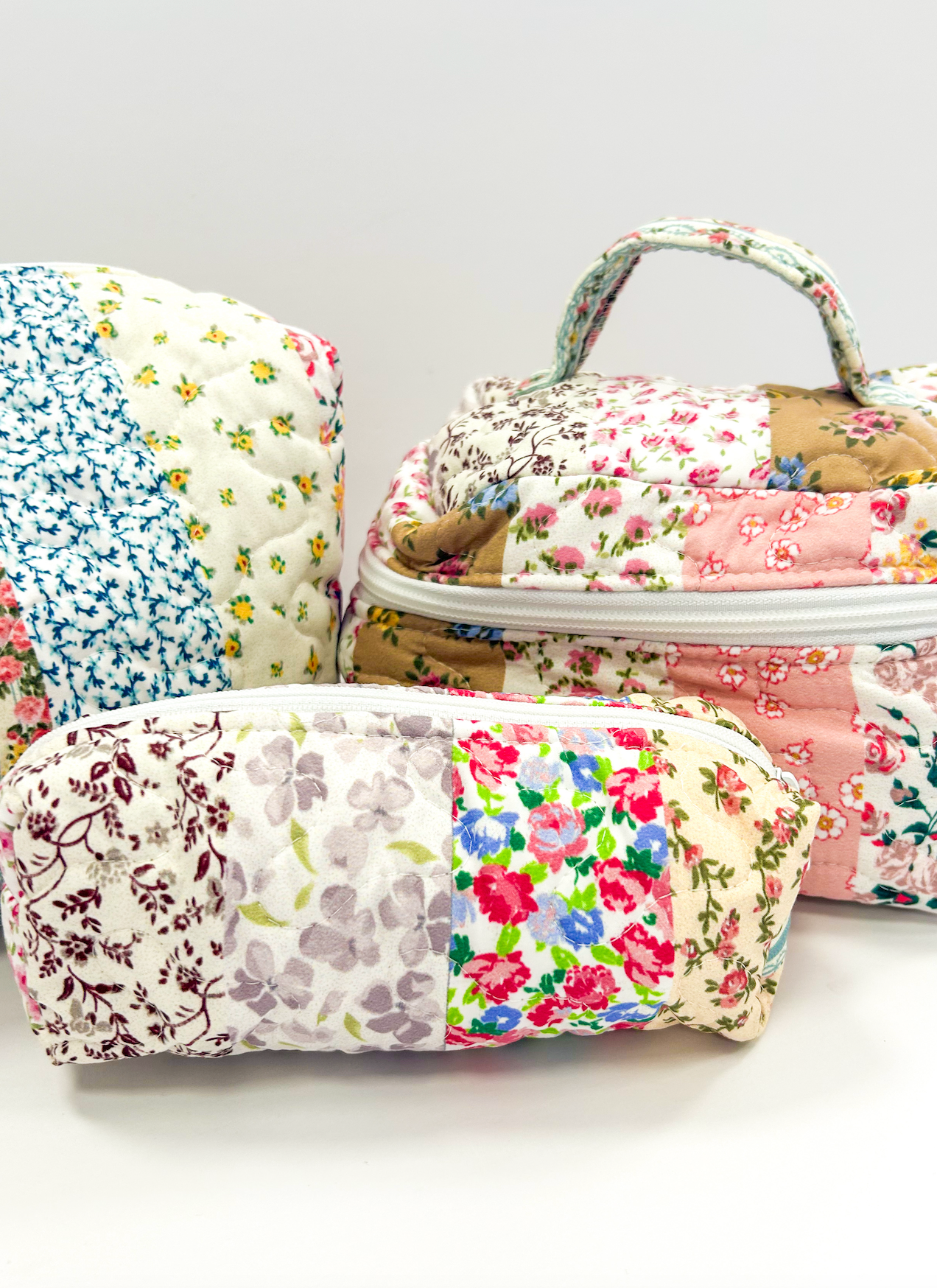 Paige Patchwork Quilted Travel Case