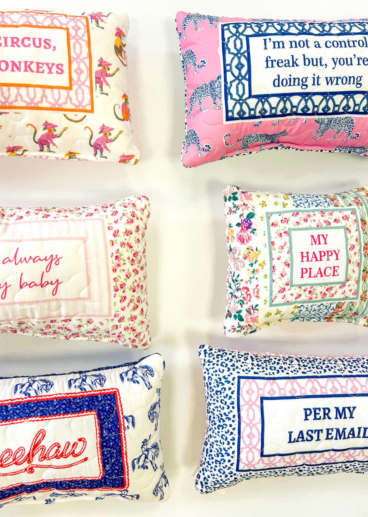 My Happy Place Pillow