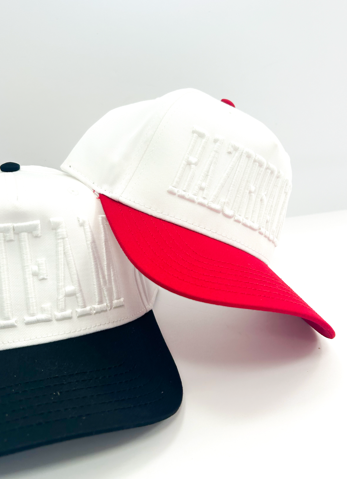 Go Team Tonal Vintage Hat White/Black