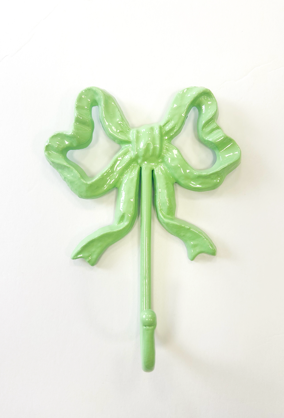 Bow Shaped Wall Hook - Mint