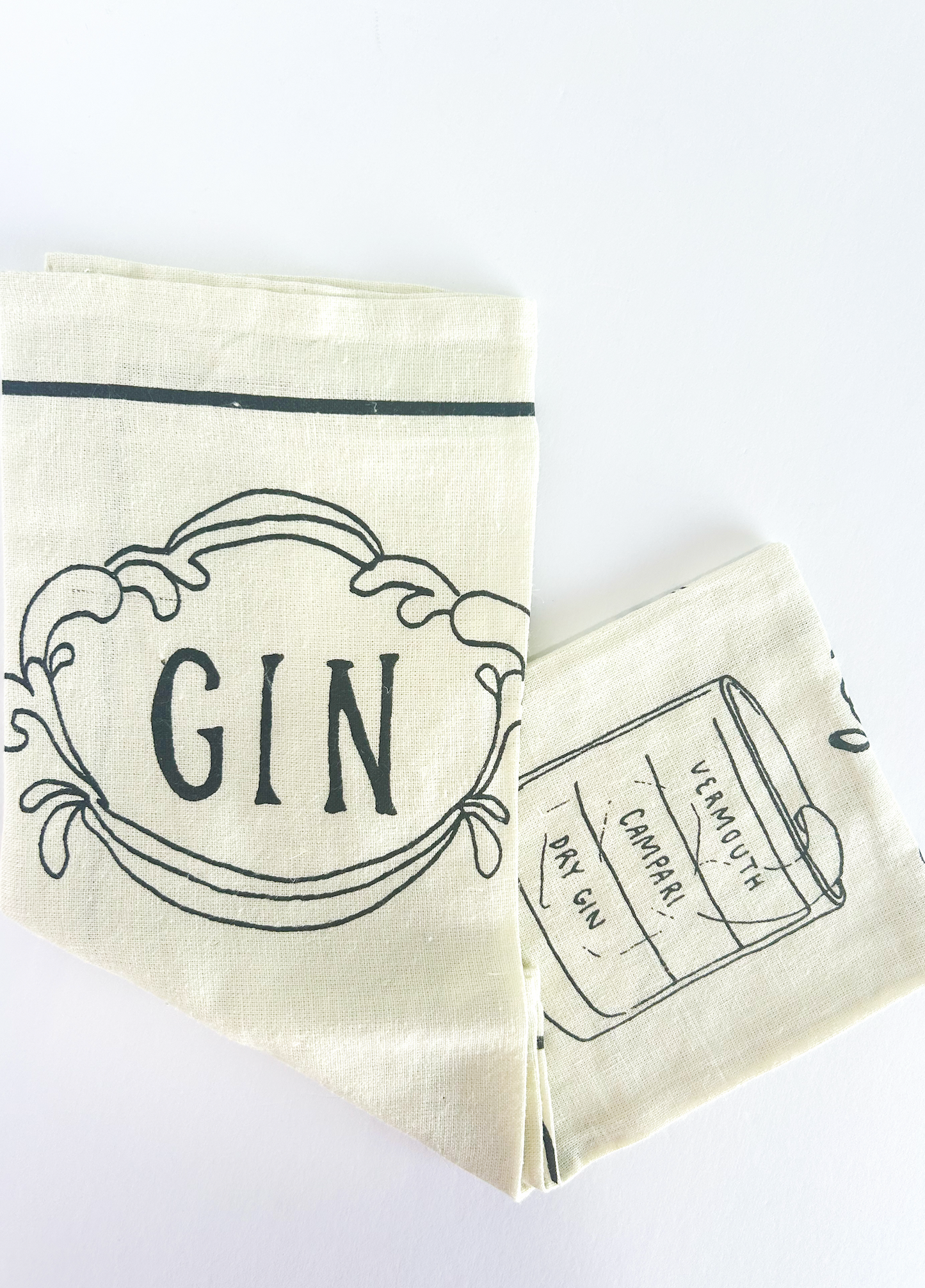 Cocktail Tea Towel - Gin